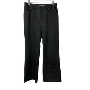 Tapata Women's‎ Size L Classic Black Wide Leg Trouser Pants Office Work